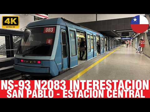 Metro De Santiago | NS-93 N2083 interestacion San Pablo - Estación Central 