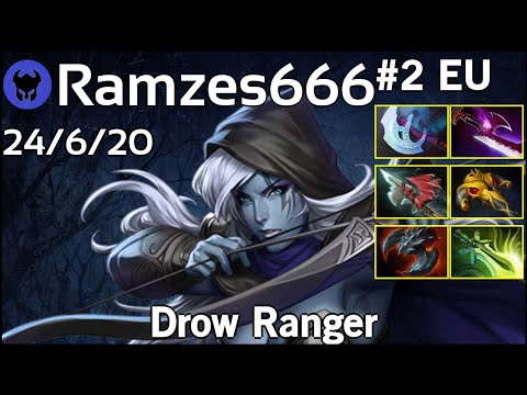 Ramzes666 [VP] plays Drow Ranger!!! Dota 2 7.21