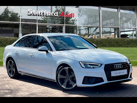 Approved Used Audi A4 Black Edition 35 TFSI 150 PS 6-speed at Stafford Audi.