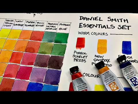 The BEST Way To Get To Know Your Watercolour Palette 👩‍🎨🎨 // Watercolour Mixing Chart