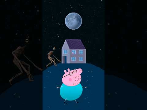 Scary Siren Head and Peppa Pig? Pop Peppa Pig Family in the Backrooms! #shorts