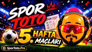 DEV MÜCADELERLE… 5. Hafta Spor Toto Tahminleri | Viva İmam