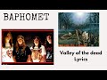 Baphomet : Valley of the Dead lyrics
