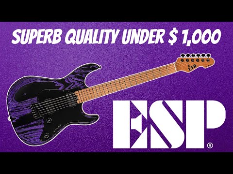 ESP LTD SN-200HT Dark Metallic Purple Satin image 5