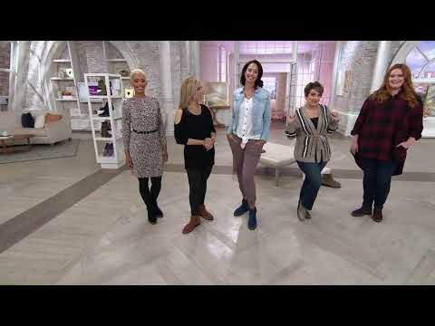 Clarks Collection Suede Ankle Boots with Bow - Sharon Salon on QVC