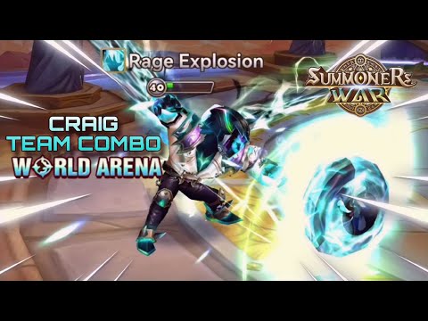 Craig Team Combo in World Arena Ep. 5 - Summoners War