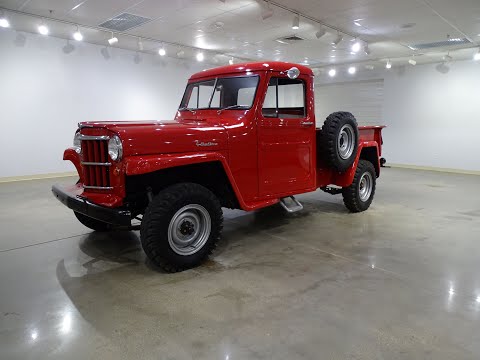 Restored 1957 Willys Jeep Pickup