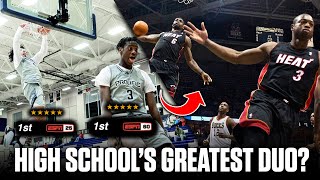 The Most DOMINANT Duo High School Has EVER Seen ??! Prolific Prep HS Dream Team DOMINATES in ATL 🍿