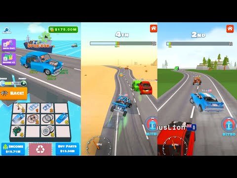 Idle Racer - Tap Merge & Race Game Max Upgrade Car Gameplay Walkthrough Android IOS - YouTube