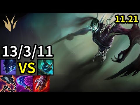 Nocturne Jungle vs Hecarim - KR Master | Patch 11.21