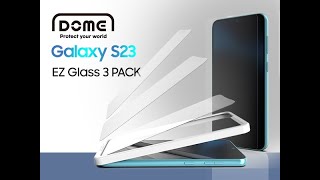 Whitestone EZ Glass Samsung Galaxy S23 Screen Protector (3-Pack) Screen Protectors