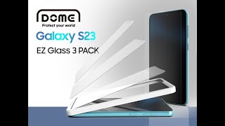 Whitestone EZ Glass Samsung Galaxy S23 Plus Screen Protector (2-Pack) video