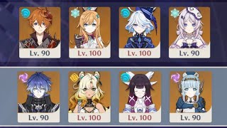 【原神】Ver.7.0 螺旋12層 凍結タルタリヤ＆月感電フリンズで星9攻略【Genshin Impact】