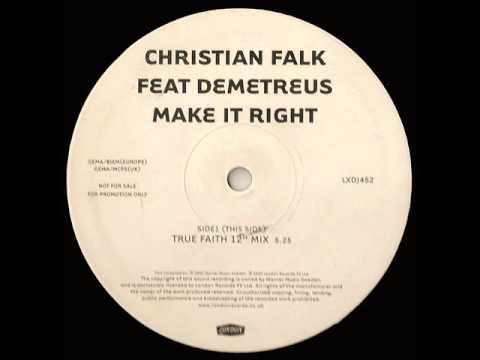 Make It Right - Christian Faulk feat Demetreus