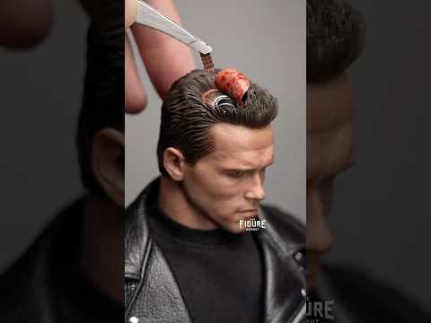 $290 Ultra Realistic T800 Action Figure Be Like…🤯 #unboxing #actionfigures #terminator #toys #t800