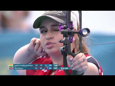 Ella Gibson's perfect 150 at the 2023 Hyundai Archery World Cup in Paris
