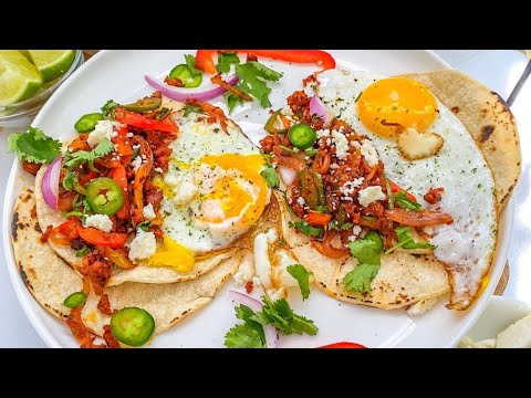 Los Más Sabrosos Desayunos Mexicanos 🔥 TACOS 🔥 Cinco de Mayo 🔥 Chorizo y Huevos