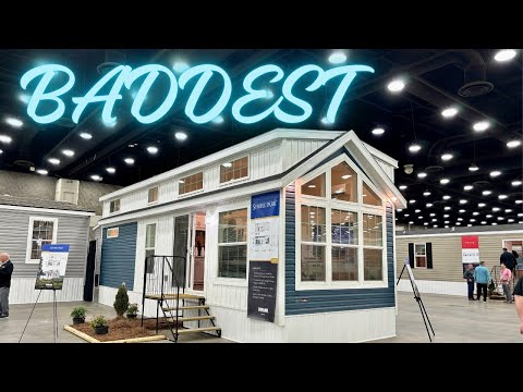 Has to be ONE of the BADDEST tiny house/park models ever built! Prefab House Tour