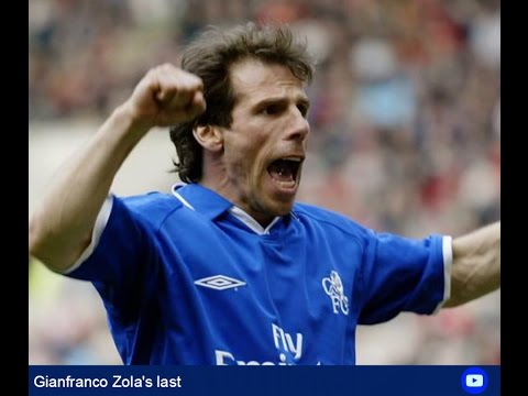 Gianfranco Zola's last Chelsea goal