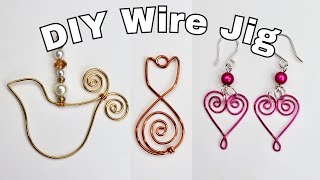 DIY Wire Jewelry Making Cork Jig