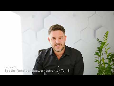 Beschriftung der Bauwerksstruktur in Allplan Teil 2