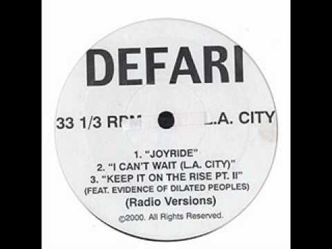 Defari - I Can`t Wait (L.A. City)