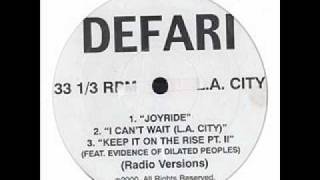 Defari - I Can`t Wait (L.A. City)