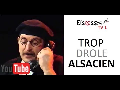 Sketch DROLE Alsacien | Sketch auf elsässerdeutsch | Albert Schlitzmann - D'Hiehner - ELSASS TV1
