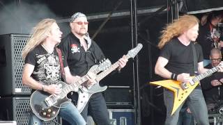 Saxon with Dave Mustaine : Denim And Leather @ Bloodstock Festival 2014