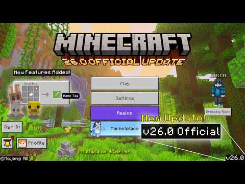 All 50+ New Features in Minecraft 26.0 Official Update!