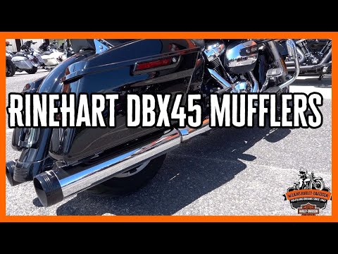 Rinehart DBX45 Mufflers VS. Stock M8 Touring Mufflers - SOUND TEST