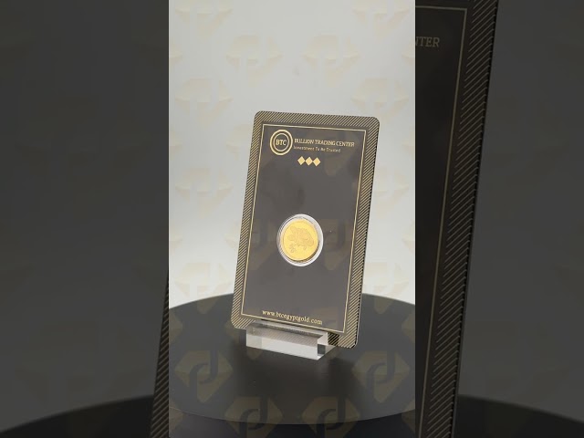 جنيه ذهب بطوطة عيار 24 بي تي سي بوزن 2 غرام