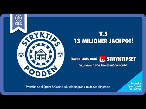 Stryktipset v.5 - 13 Miljoner Jackpot!
