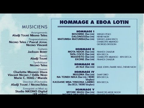 Hommage VII - Hommage à Eboa Lotin (Ruth Kotto/ Vincent Nkono/ Rantamplan)