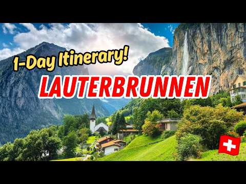 The ULTIMATE Lauterbrunnen Itinerary: What to do & see in 1 day in ths EPIC Swiss village