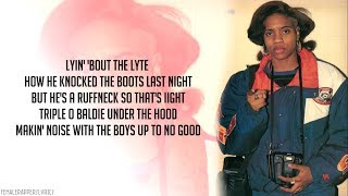 MC Lyte - Ruffneck (Lyrics - Video)