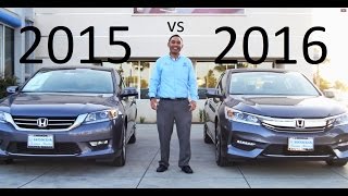 2016 Honda Accord VS 2015 Accord Comparison V6