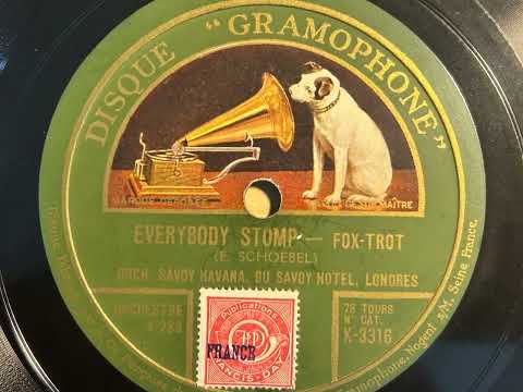 Everybody Stomp - Savoy Havana Band - French HMV K 3316