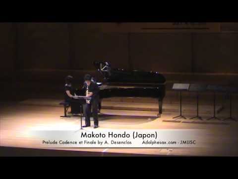 3rd JMLISC: Makoto Hondo (Japon) Prelude Cadence et Finale by A. Desenclos