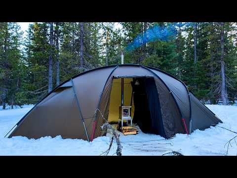 Zelten im Schnee – Was ist nur aus dem Winter geworden???