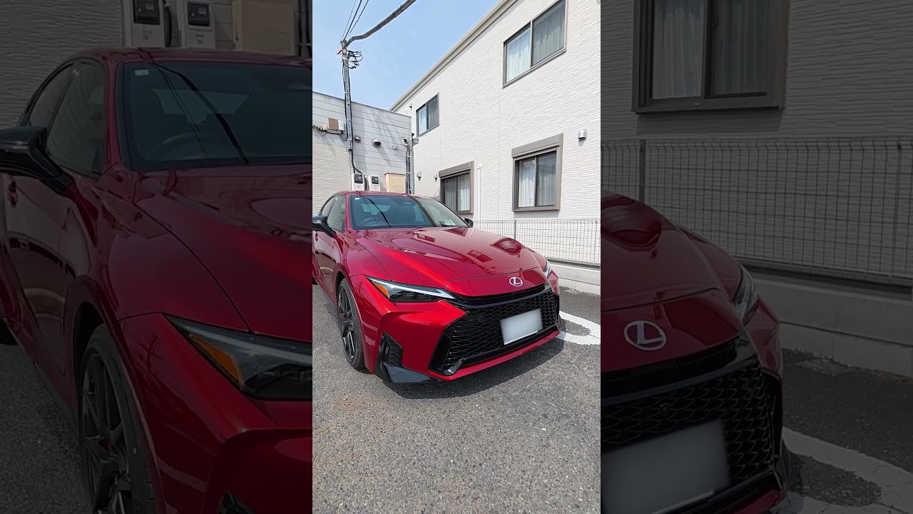 新型レクサスISのラディアントレッドが美しすぎる！