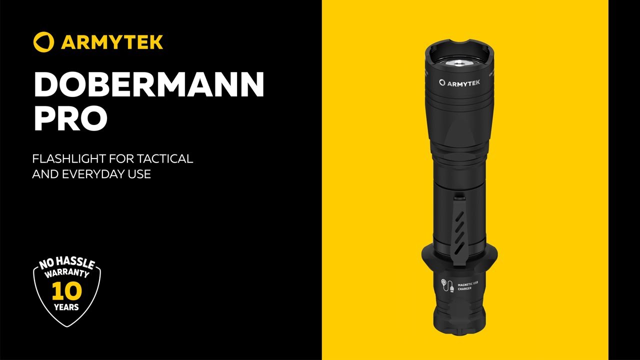 Armytek Dobermann Pro Magnet USB - 1500 Lumens