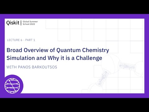 Broad Overview of Quantum Chemistry Simulation and Why it is a Challenge - Part 1