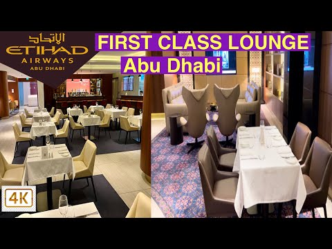 Etihad Airways First Class Lounge Abu Dhabi | The Residence Lounge Tour