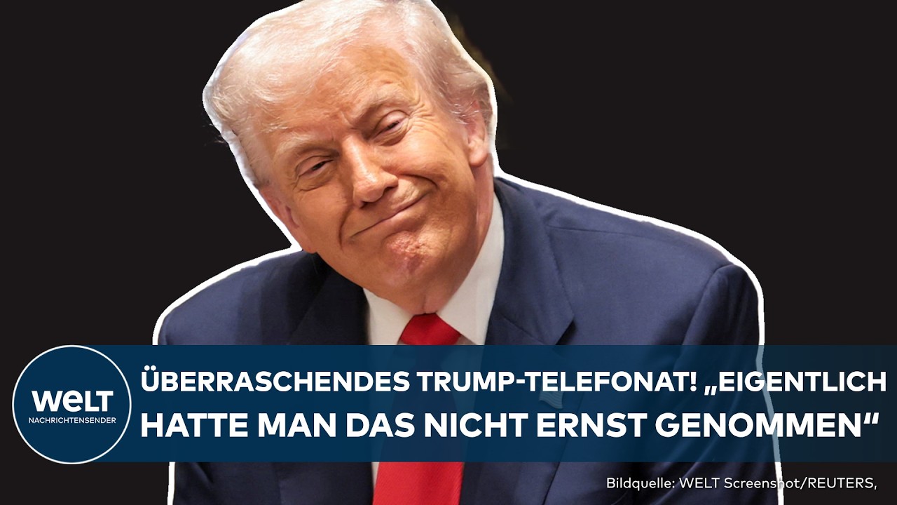USA: "Überraschend! Eigentlich hatte man sie nicht ernst genommen!" - Trump telefoniert mit EU!