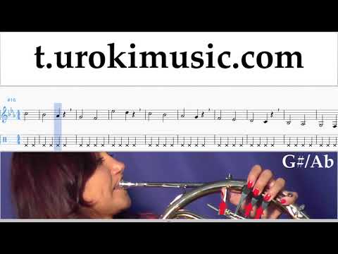สอนเล่นเฟรนช์ฮอร์น P!nk - What About Us ตัวโน๊ต หัดเล่นเฟรนช์ฮอร์น ส่วนที่ 1 การปฏิบัติ บันไดเสียง