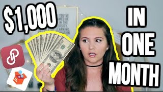 How To Make Over $1,000 Per Month Selling on Poshmark & Mercari | Tips & Tricks For Selling Online