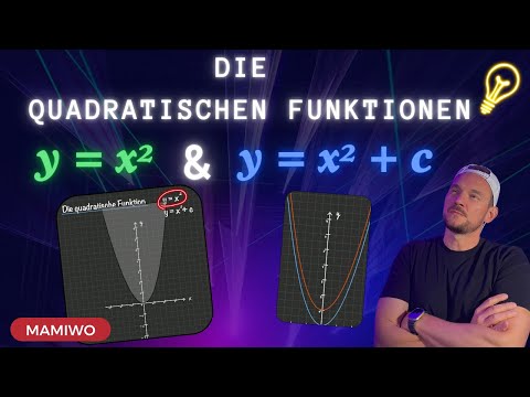 Quadratische Funktionen: Normalparabel y= x² und y = x² + c, einfach erklärt!