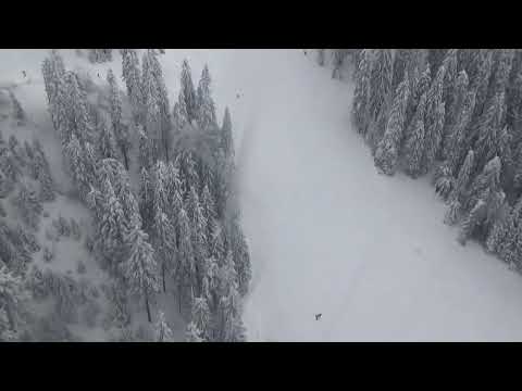 La Ski în Postăvaru - Urcare cu telecabina Capra Neagră (09 martie 2022)