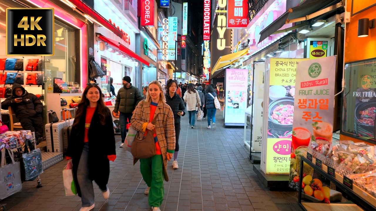 [4K HDR] Seoul Rush Hour Walk 🚶‍♂️ From Euljiro to Myeongdong via Jongno